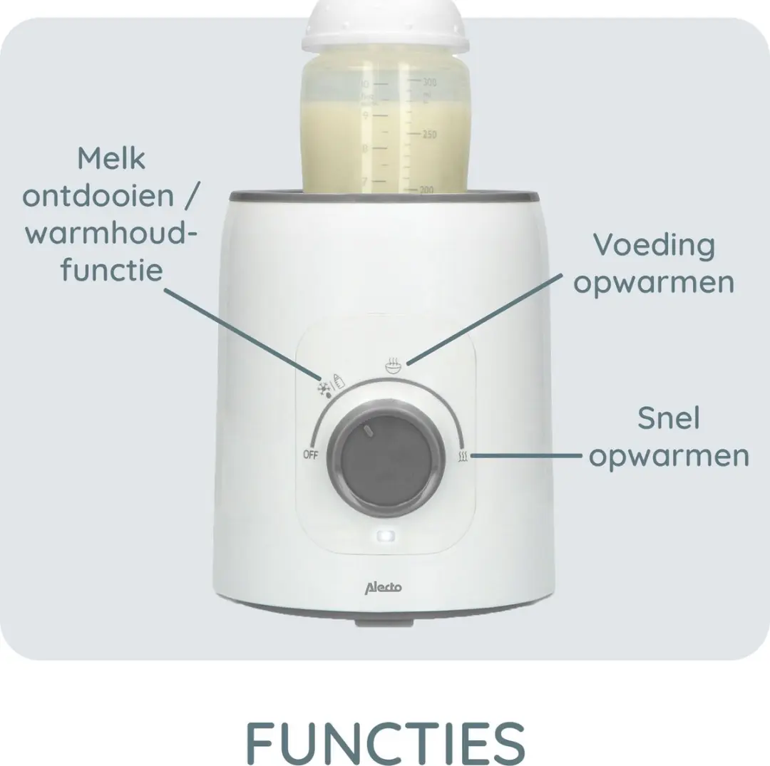 Alecto BW600 Flessenwarmer Bundel - 210W - 20 Stuks - afbeelding 6 van 6