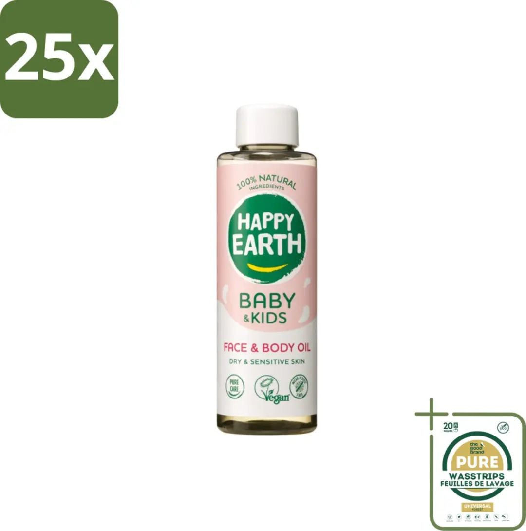 Happy Earth Baby & Kids Gezichts- en Lichaamsolie 150ml