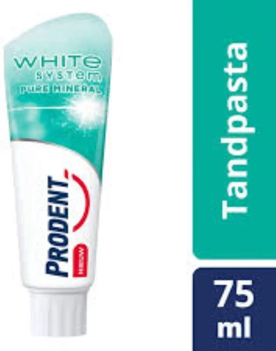 Prodent White System Pure Mineral Tandpasta 75ml