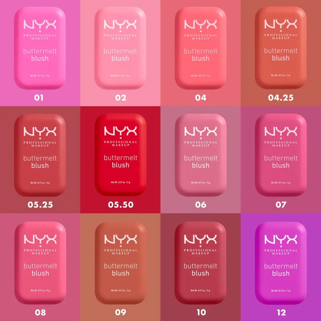 NYX Buttermelt Blush Butta Than Coral 5g - afbeelding 6 van 6
