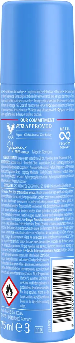 Taft Hairspray Ultra Strong Pocket Size - 12x75ml
