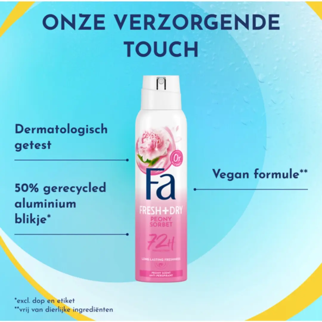 Fa Deodorant Sweet Rose 150ml - 48 Uur Bescherming
