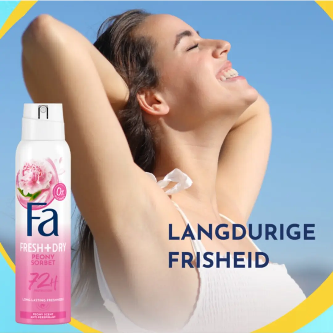 Fa Deodorant Sweet Rose 150ml - 48 Uur Bescherming