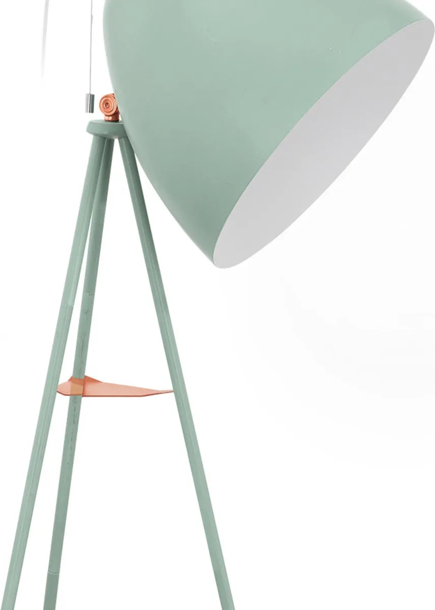 Eglo Dundee Vloerlamp - 135,5 cm - Muntgroen