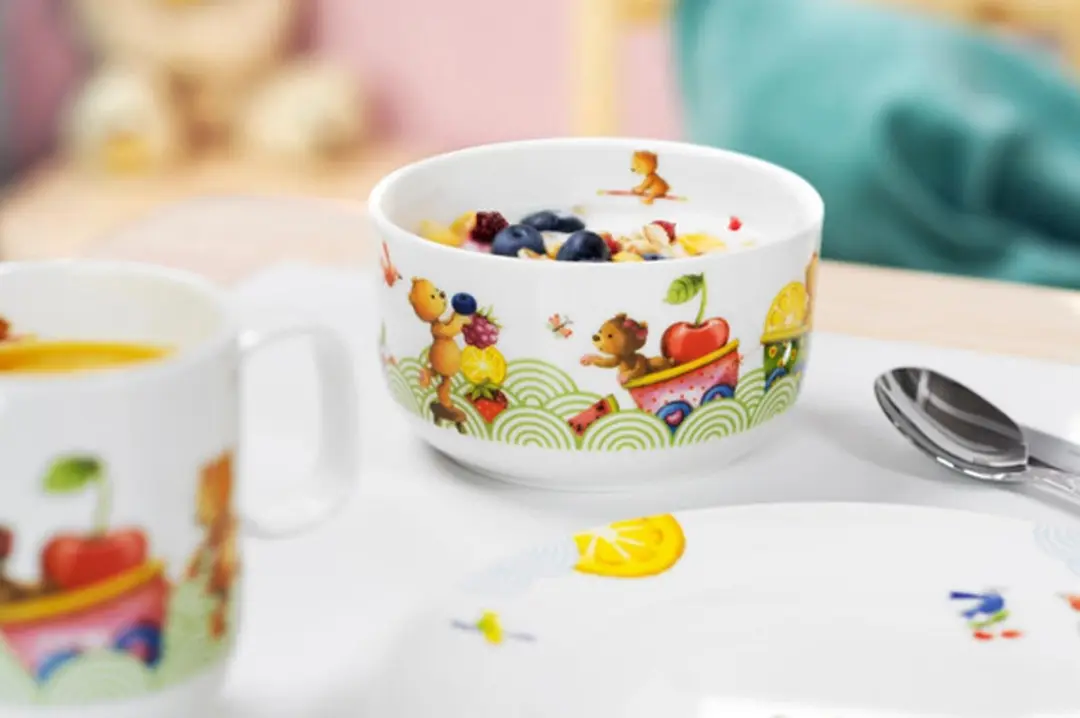 Villeroy & Boch Hungry as a Bear Kinderservies - 3-delig - Wit/Groen