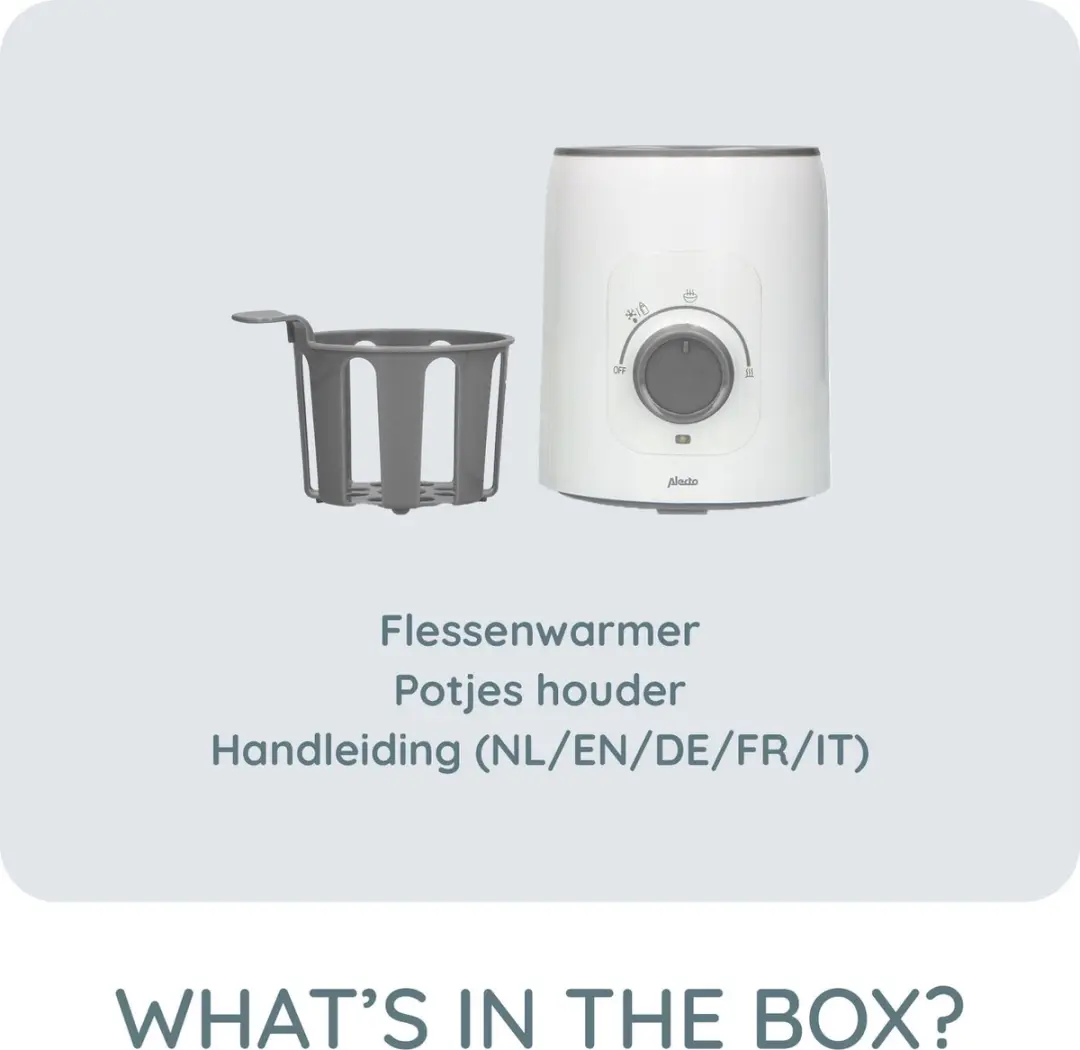 Alecto BW600 Flessenwarmer 210W - Wit