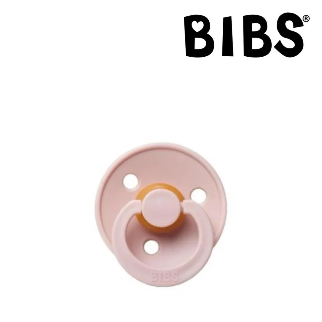 BIBS Fopspenen 0-6 Maanden Set 2 Stuks - Blush & Wit