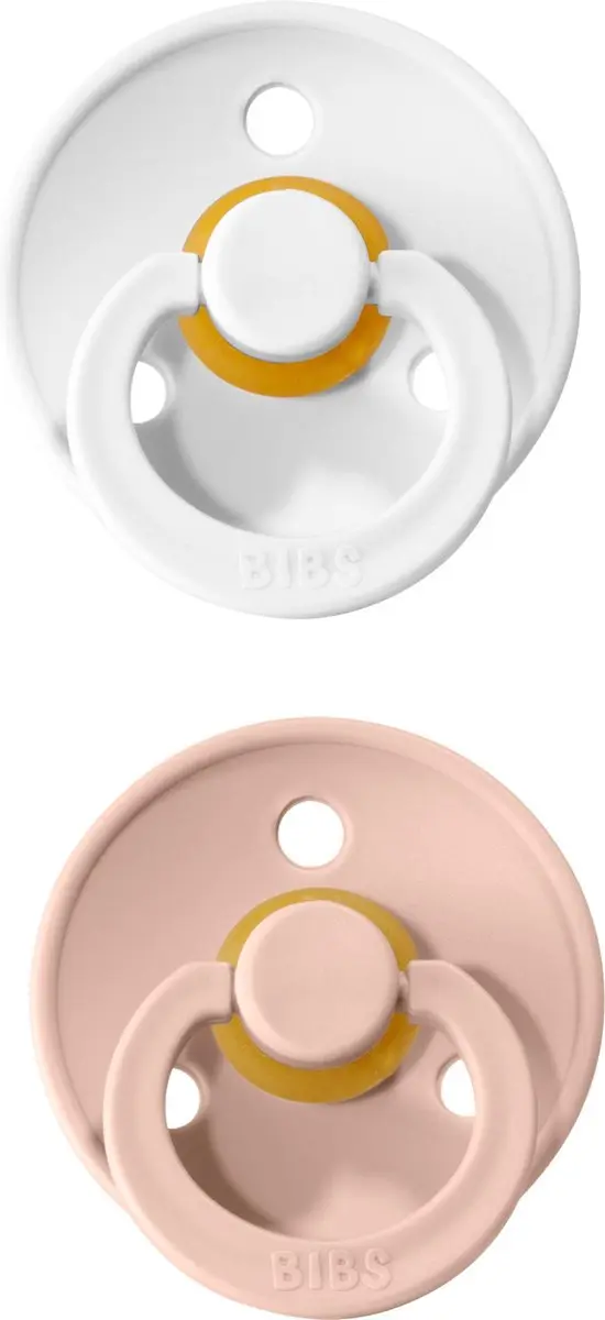 BIBS Fopspenen 0-6 Maanden Set 2 Stuks