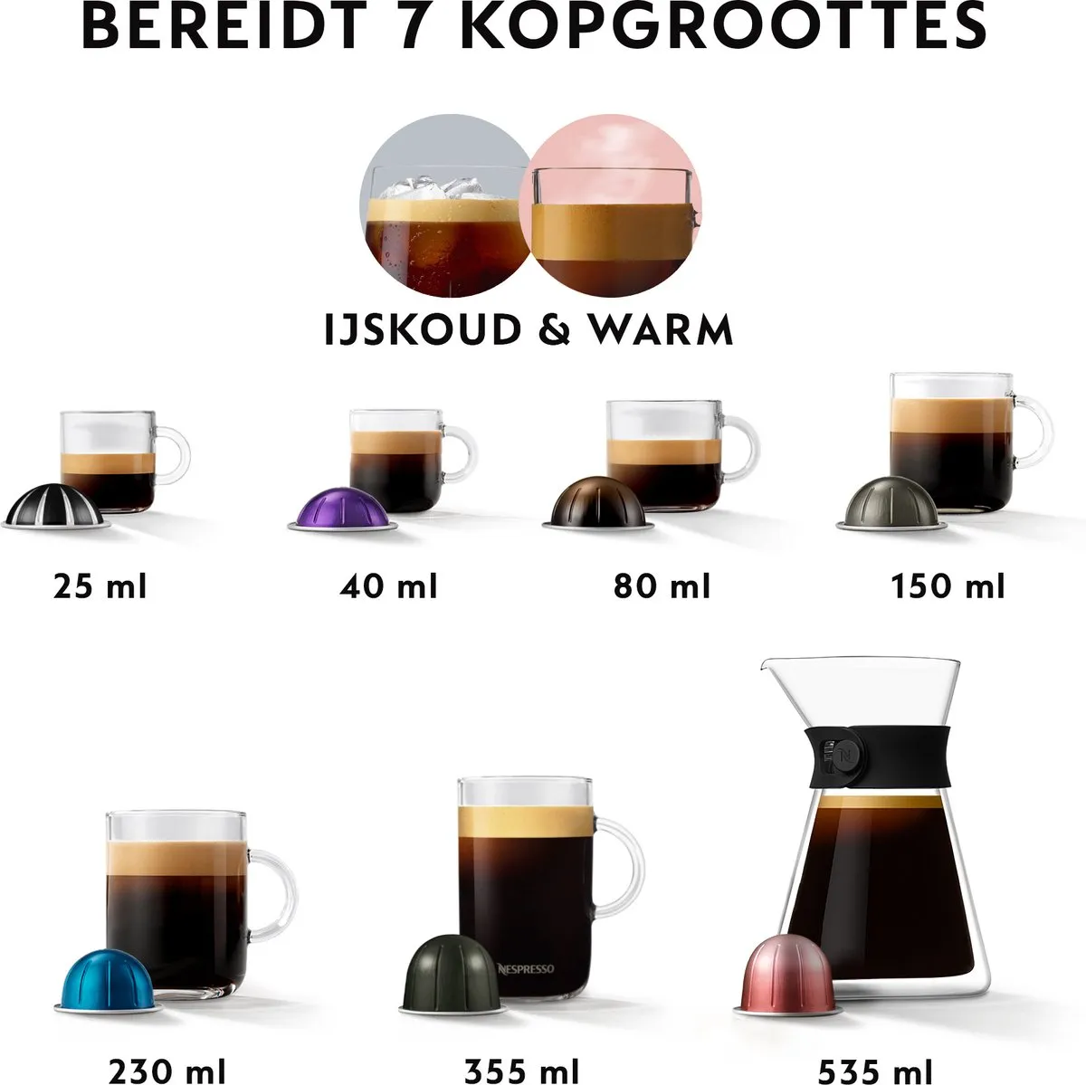 Sage Vertuo Creatista SVE850BTR4ENL1 Koffiemachine - 1500W - Sea Salt