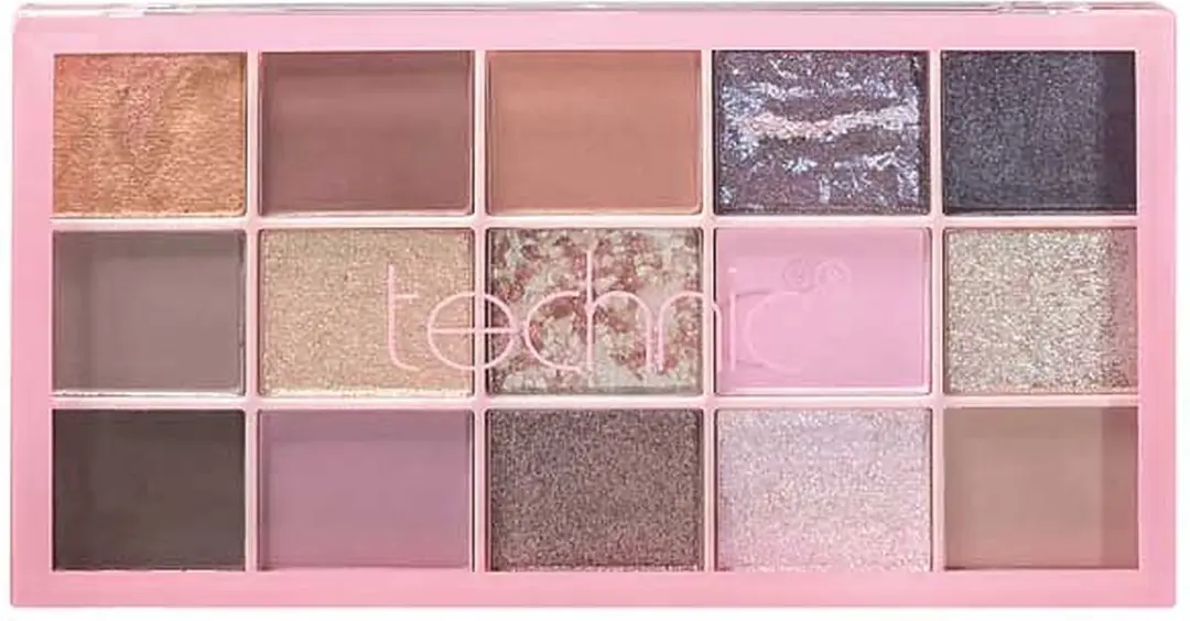 Technic Pressed Pigment Oogschaduw Palette - Multi - 6.75g - 15 Stuks