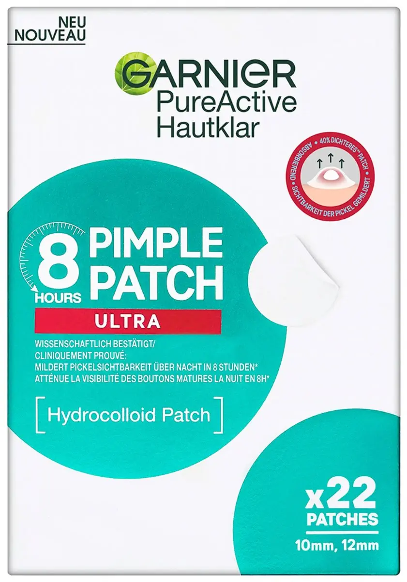 Garnier PureActive Pimple Patch Ultra 22 Hydrocolloïde Patches