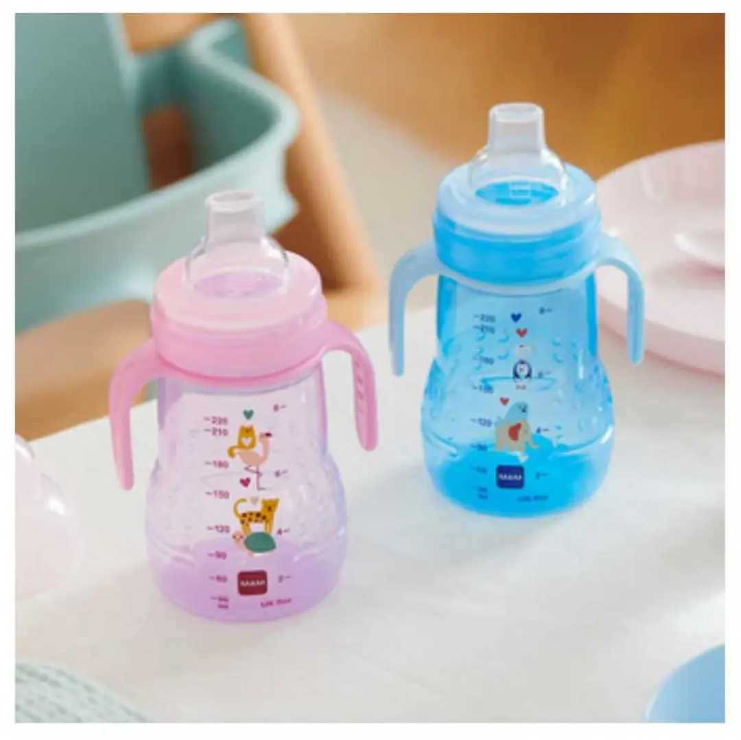 MAM Transition Flesje 220ml - Blauw