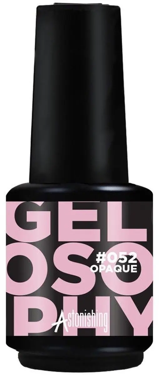 Astonishing #052 Opaque Nagellak 15ml - Zwart