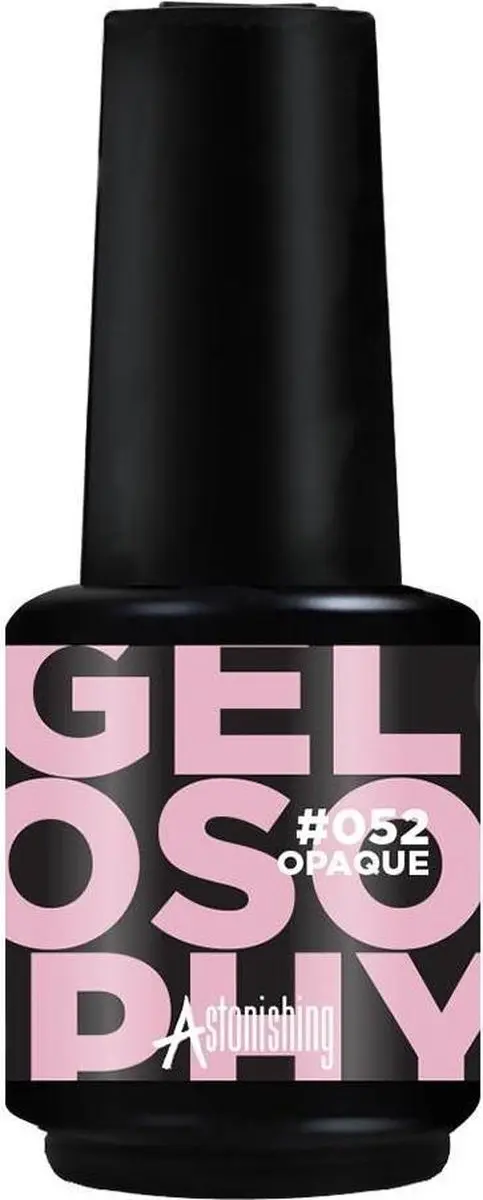 Astonishing #052 Opaque Nagellak 15ml - Zwart