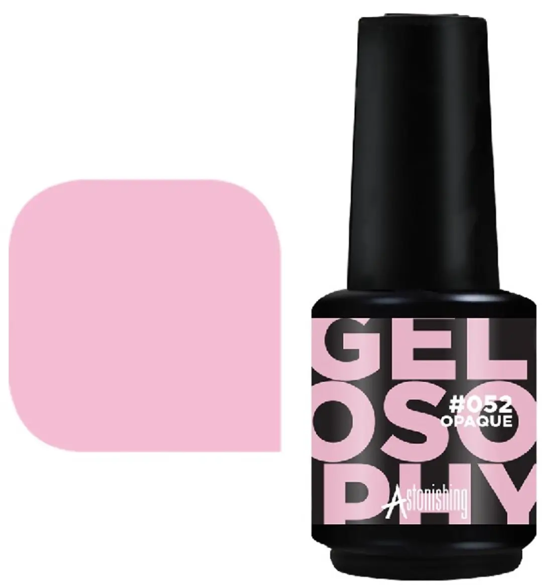 Astonishing #052 Opaque Nagellak 15ml - Zwart