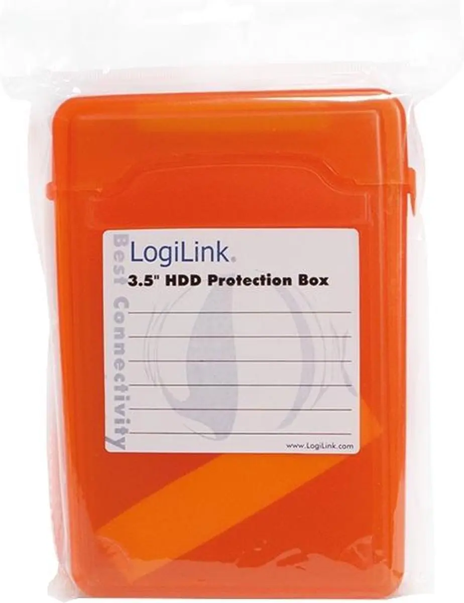 Logilink UA0133O Beschermbox 3.5 inch - Oranje