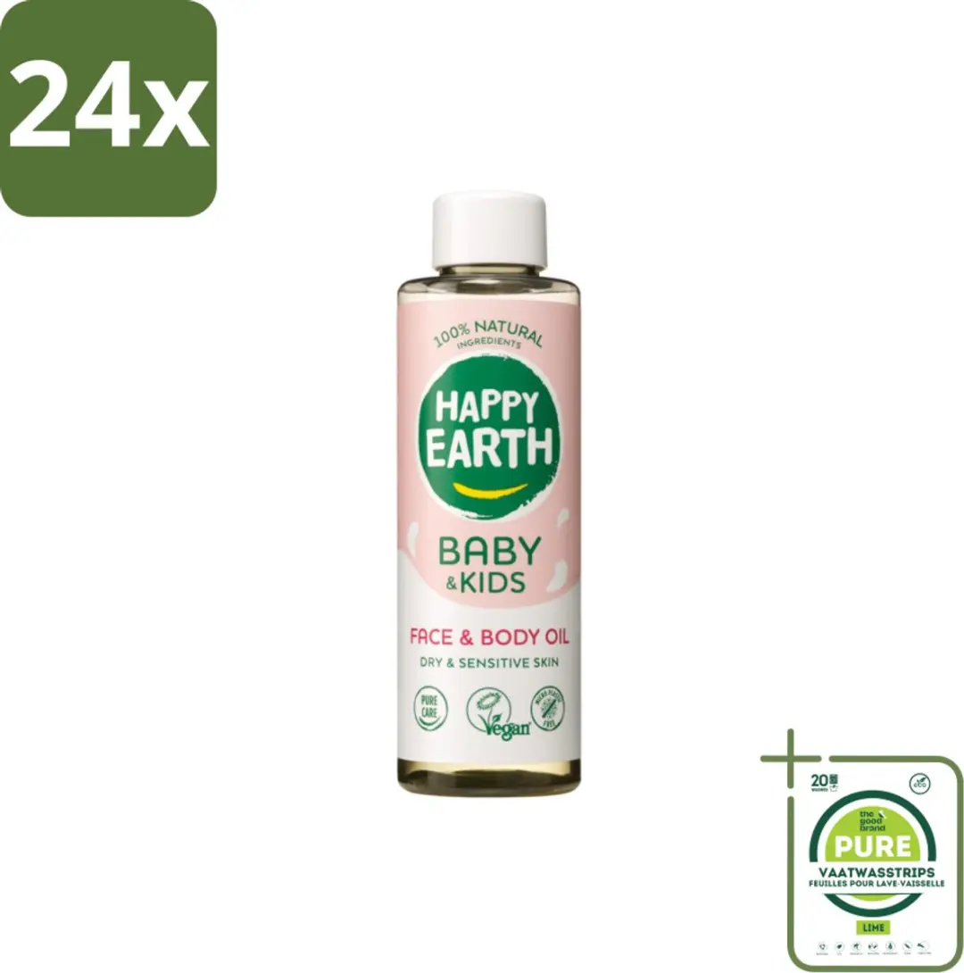 Happy Earth Baby & Kids Gezichtsolie 150ml
