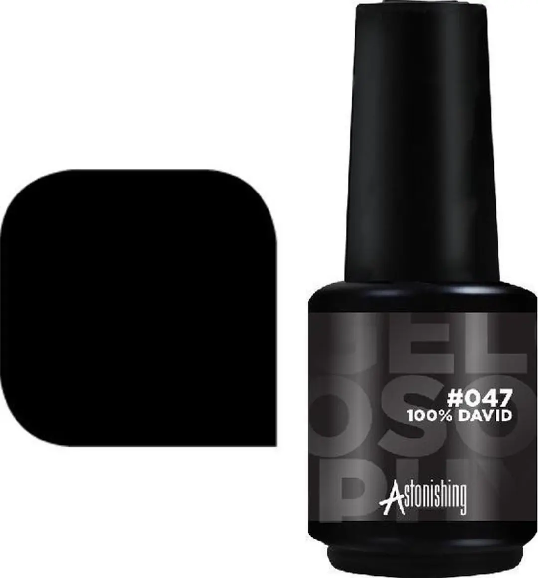 Astonishing #047 100% David Tattoo Inkt - 15ml - Zwart