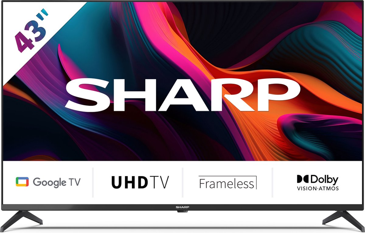 Sharp 43GL4260E - 43 inch - 4K UHD LED TV met Google TV