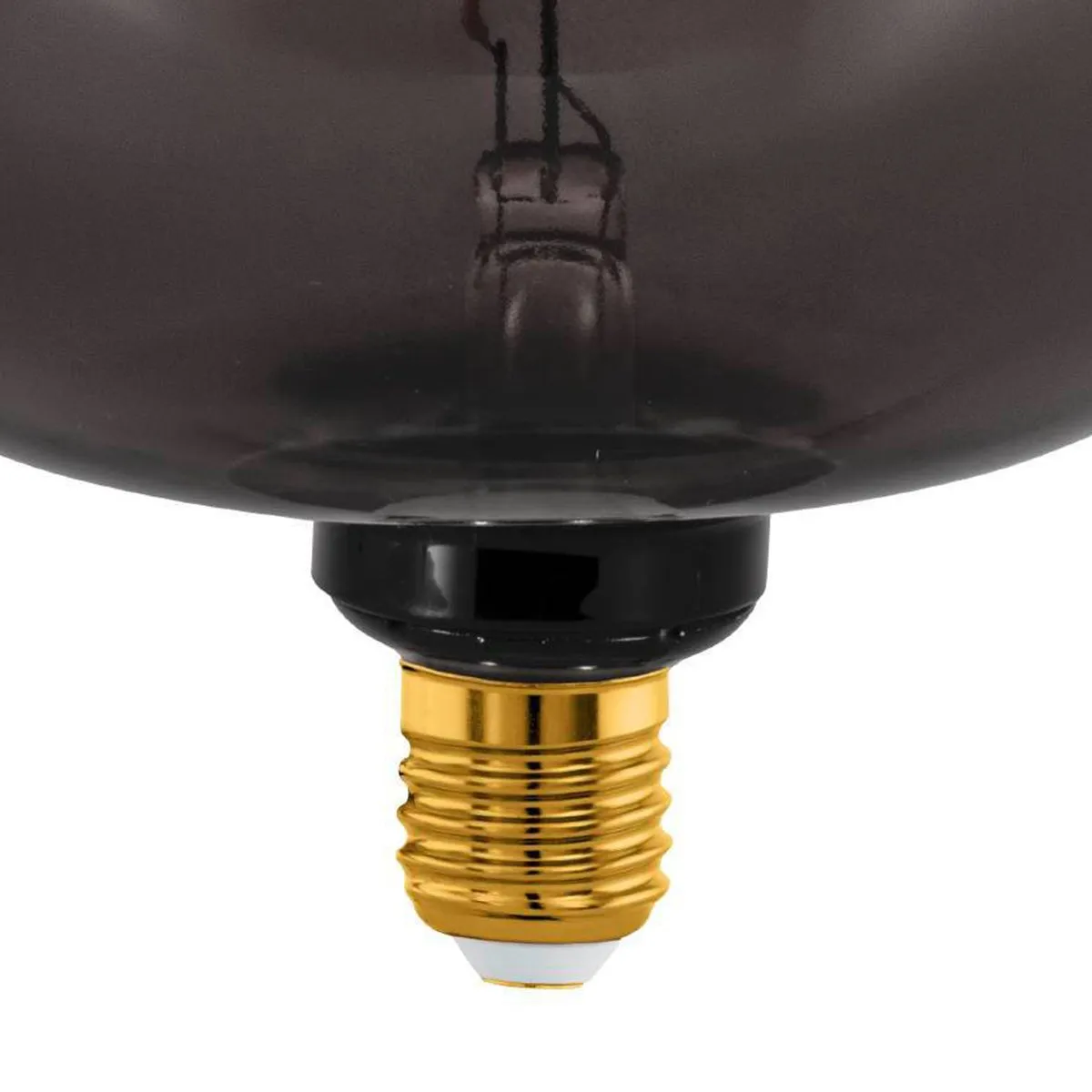 Eglo LED Lamp E27 Ø19cm G190 - Rookglas - 2000K - Dimbaar