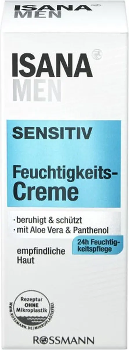 Isana Men Sensitive Hydraterende Crème 75ml