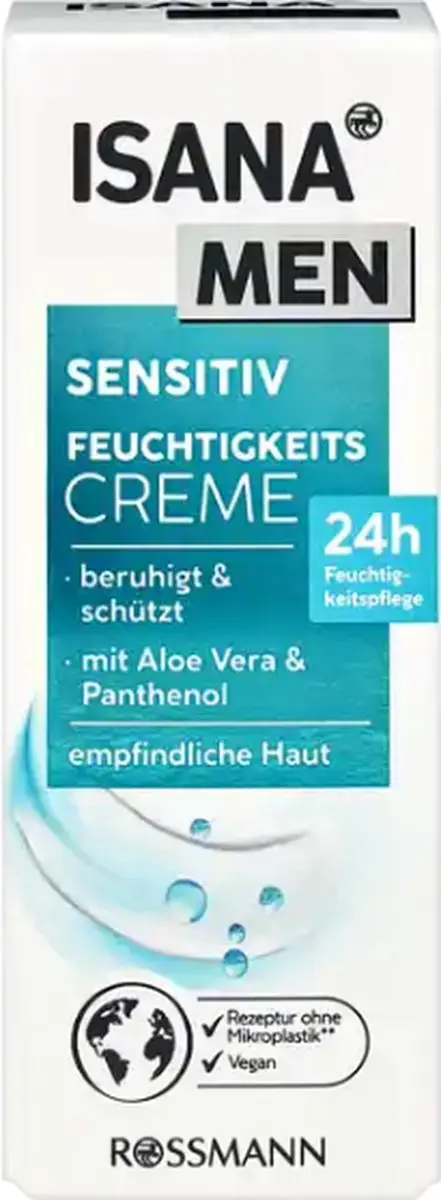 Isana Men Sensitive Hydraterende Crème 75ml