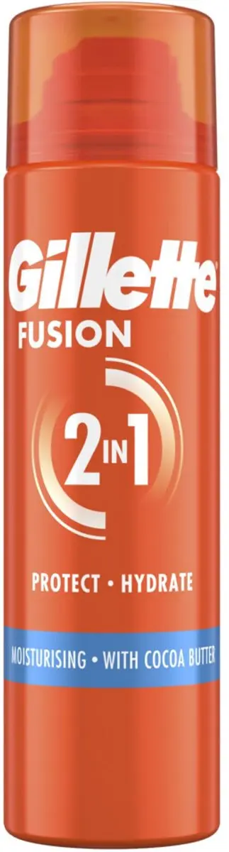 Gillette Fusion Moisturizing Scheergel - 1200ml (6x200ml)