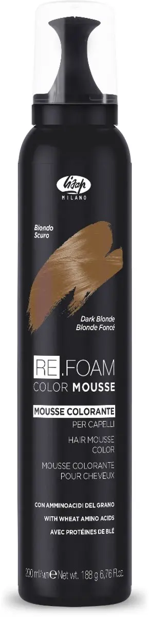 Lisap Re.Foam Color Mousse Donkerblond 200ml