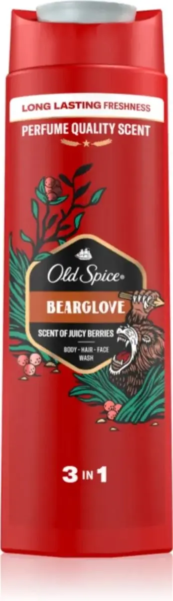 Old Spice Bearglove 3-in-1 Hair & Body - 2400ml (6x400ml)