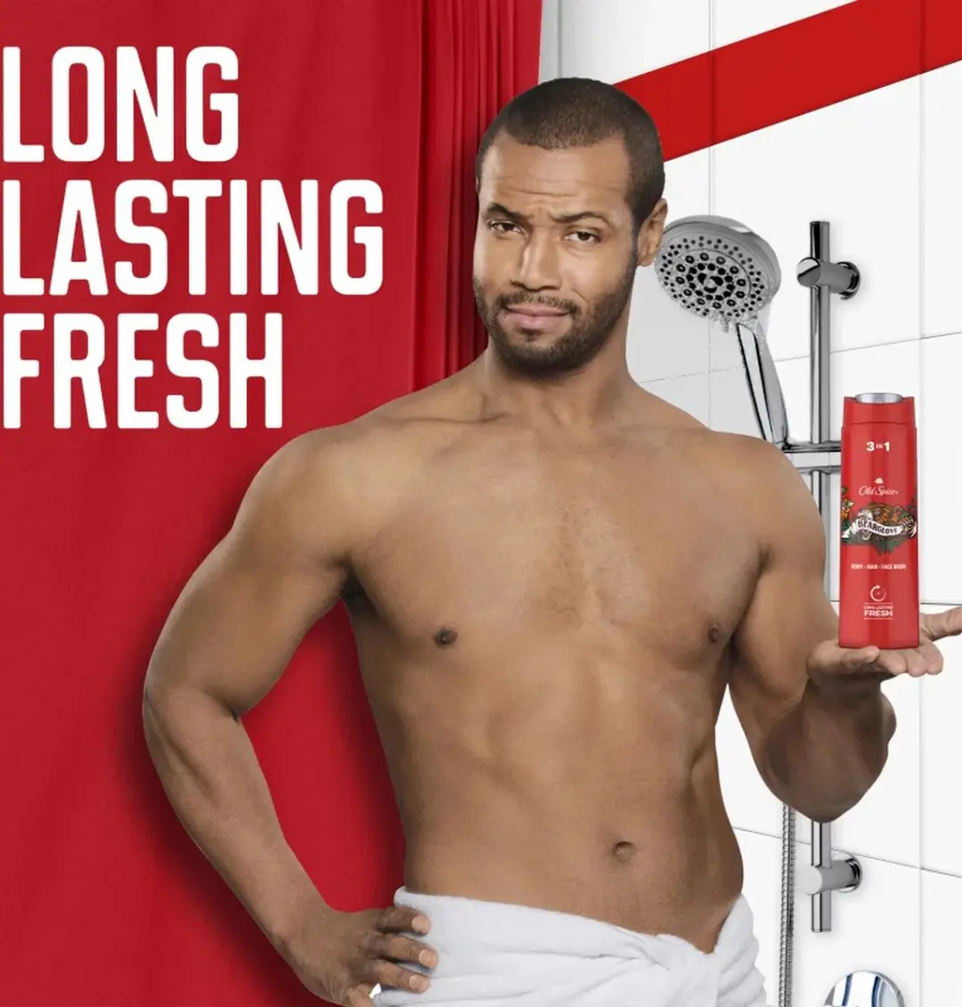 Old Spice Bearglove 3-in-1 Hair & Body - 2400ml (6x400ml)