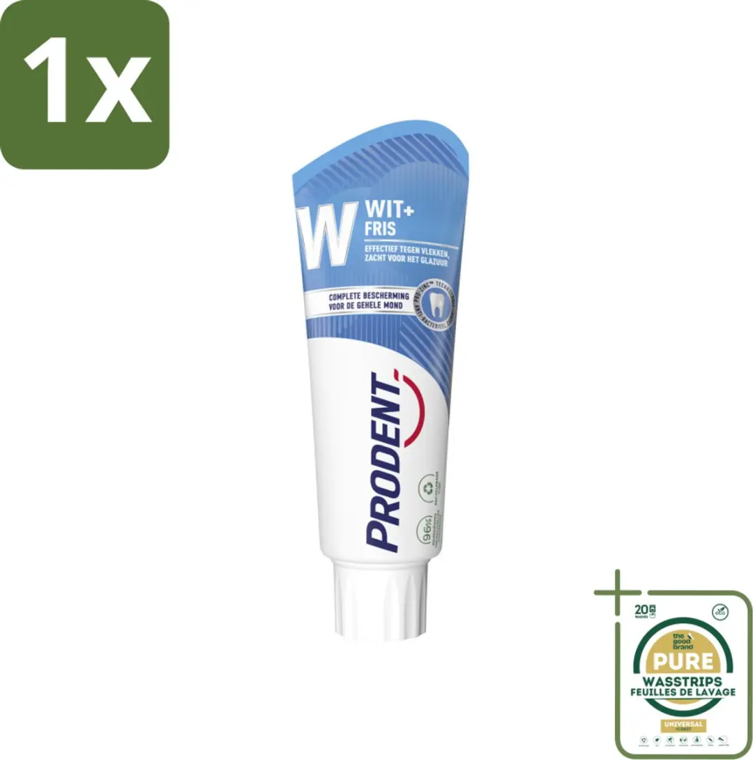 Prodent Tandpasta Wit + Fris 75ml