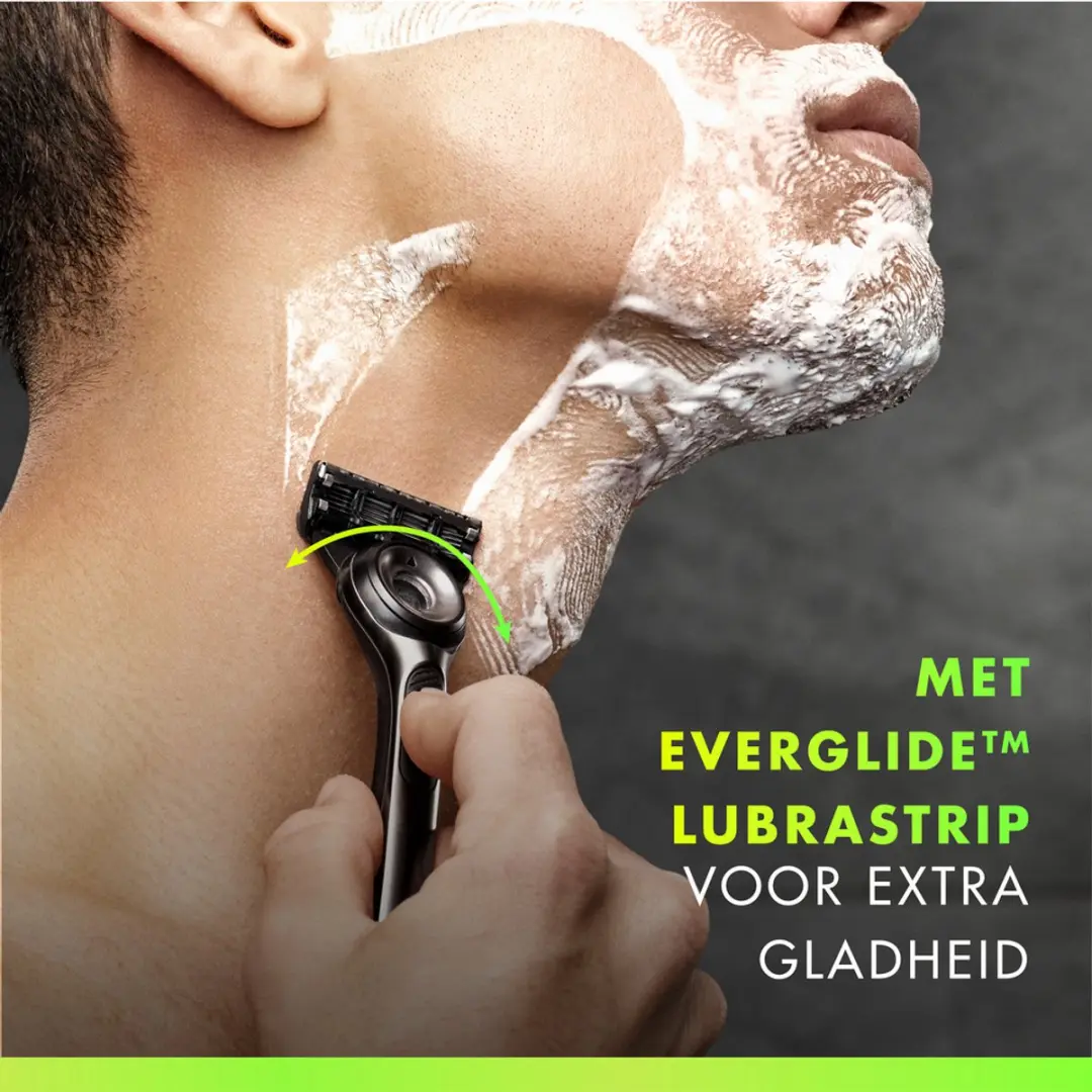 Gillette Labs Scheermesjes 5-Blad - 16 Stuks - Zwart