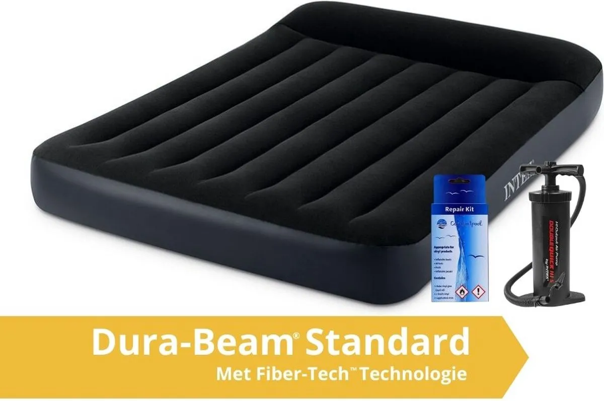 Intex Pillow Rest Luchtbed Twijfelaar 191x137x25cm
