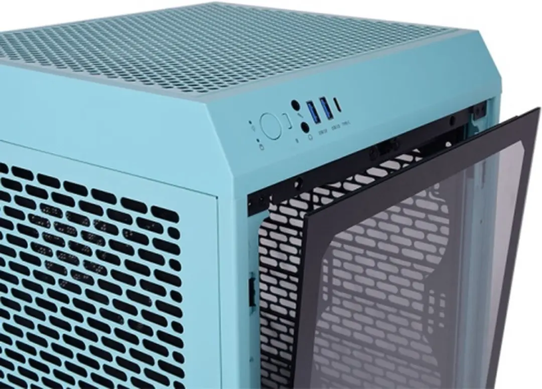 Thermaltake The Tower 200 Mini-tower PC-behuizing - Turquoise