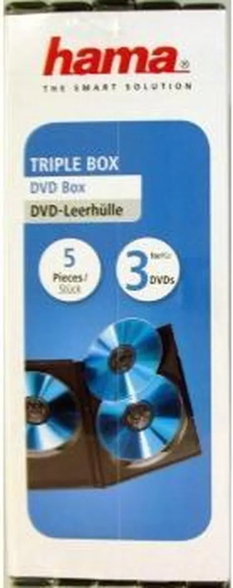 Hama DVD Doos 25 Stuks (5x5) - Zwart