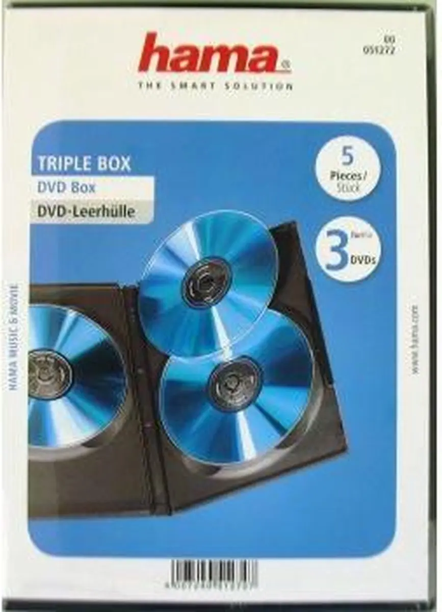 Hama DVD Doos 25 Stuks (5x5) - Zwart