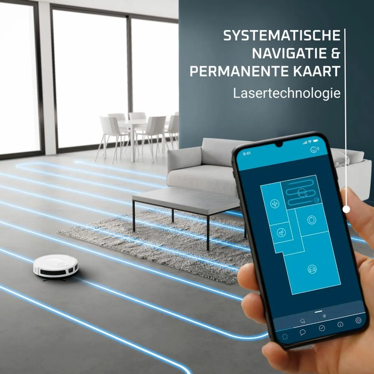 Rowenta X-Plorer Serie 70+ RR8497 Robotstofzuiger - Wit