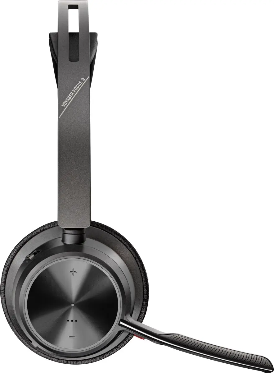 HP Poly Voyager Focus 2 76U46AA On-Ear Headset - Noise Cancelling - Zwart