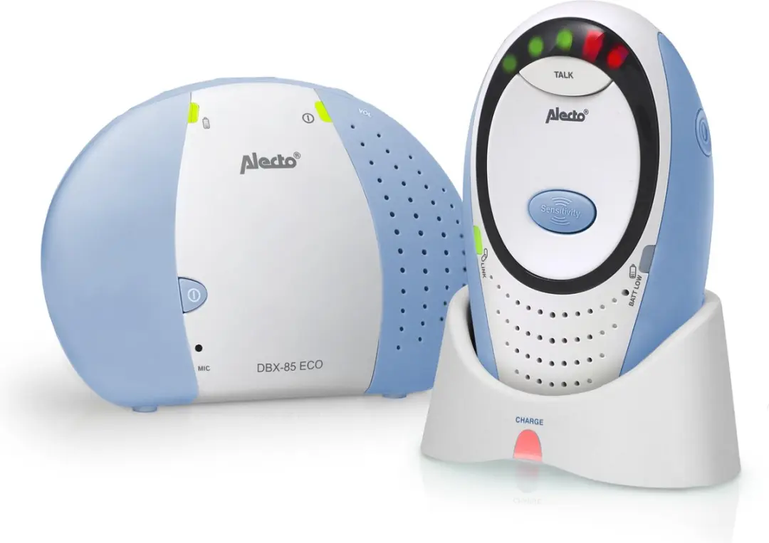 Alecto DBX-85 ECO DECT Babyfoon - Wit/Blauw