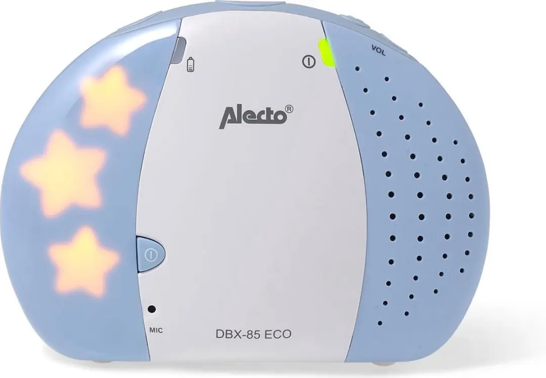 Alecto DBX-85 ECO DECT Babyfoon - Wit/Blauw