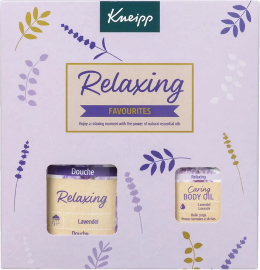 Kneipp Geschenkset Relaxing Favourites Douche & Body Oil - 3 Stuks