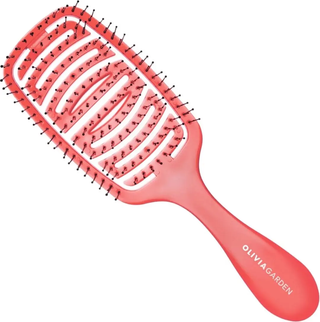 Olivia Garden PRIDE iDetangle Brush Medium - Rood