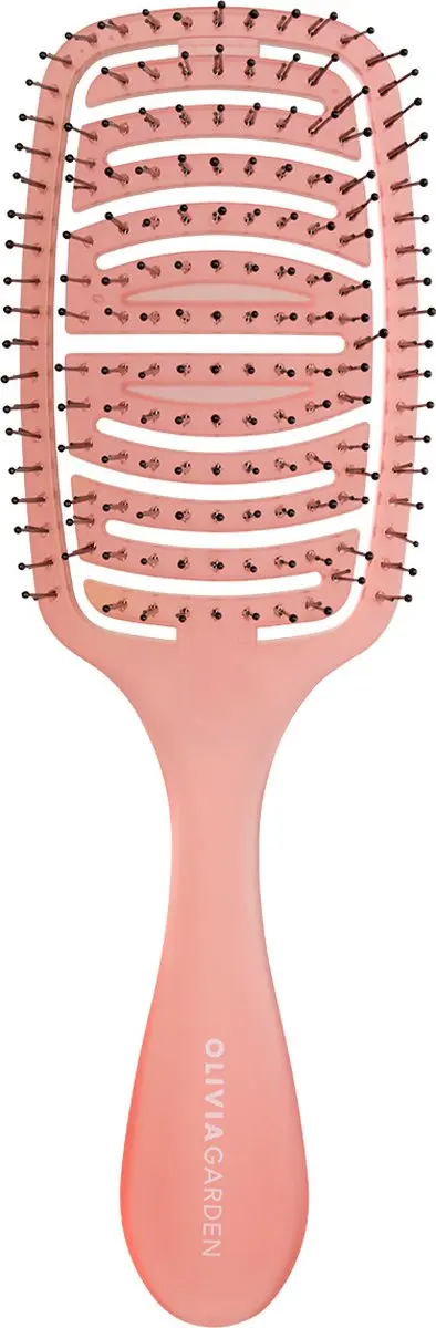 Olivia Garden PRIDE iDetangle Brush Medium - Rood