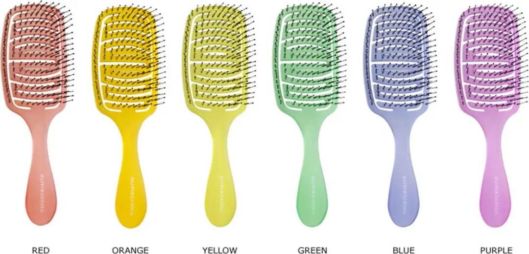 Olivia Garden PRIDE iDetangle Brush Medium - Rood