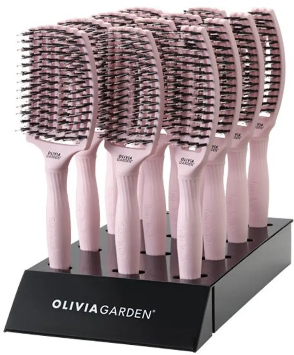 Olivia Garden Fingerbrush Combo - Roze