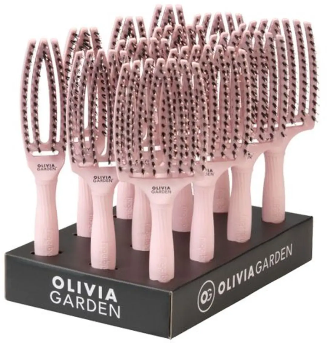 Olivia Garden Fingerbrush Combo - Roze