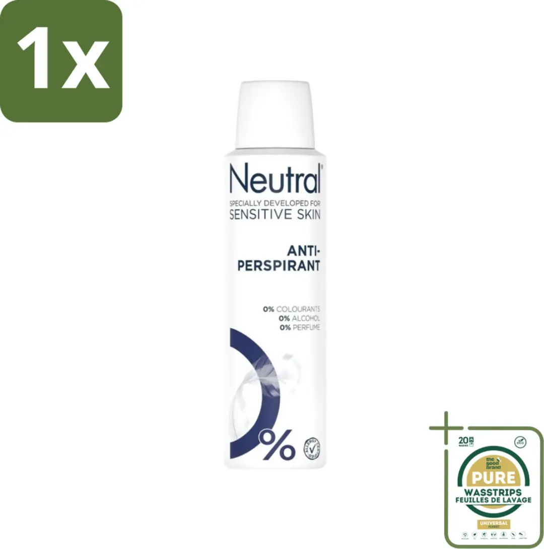 Neutral Deodorant Spray Anti-perspirant Gevoelige Huid 150ml