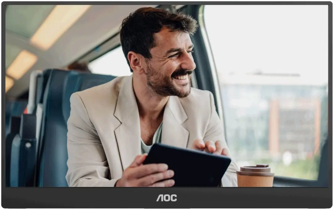 AOC 15" 16T20E2 Monitor - FHD - Zwart