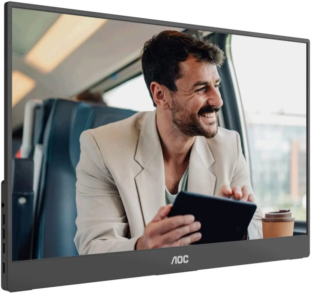AOC 15" 16T20E2 Monitor - FHD - Zwart