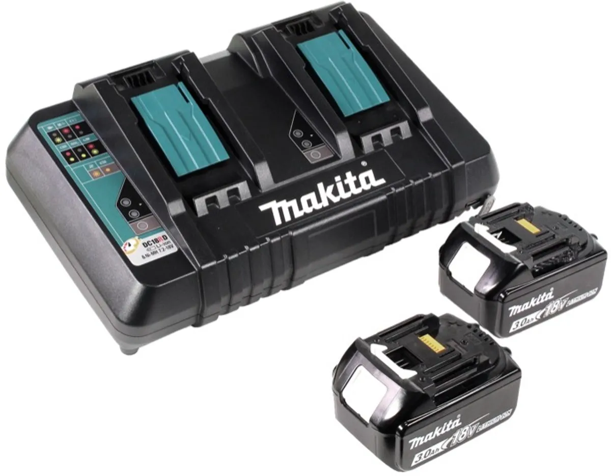 Makita DLM 382 PF2 Accu Grasmaaier 36V - 38cm 40L - 2x 3.0Ah + Dubbele Lader